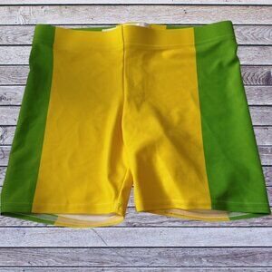 Hia Women's Medium Elastic Waist Multicolored Activewear Shorts Casual Colorful